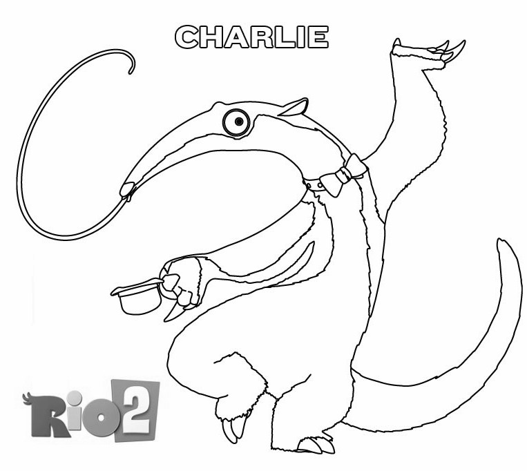 coloriage rio 2 charlie